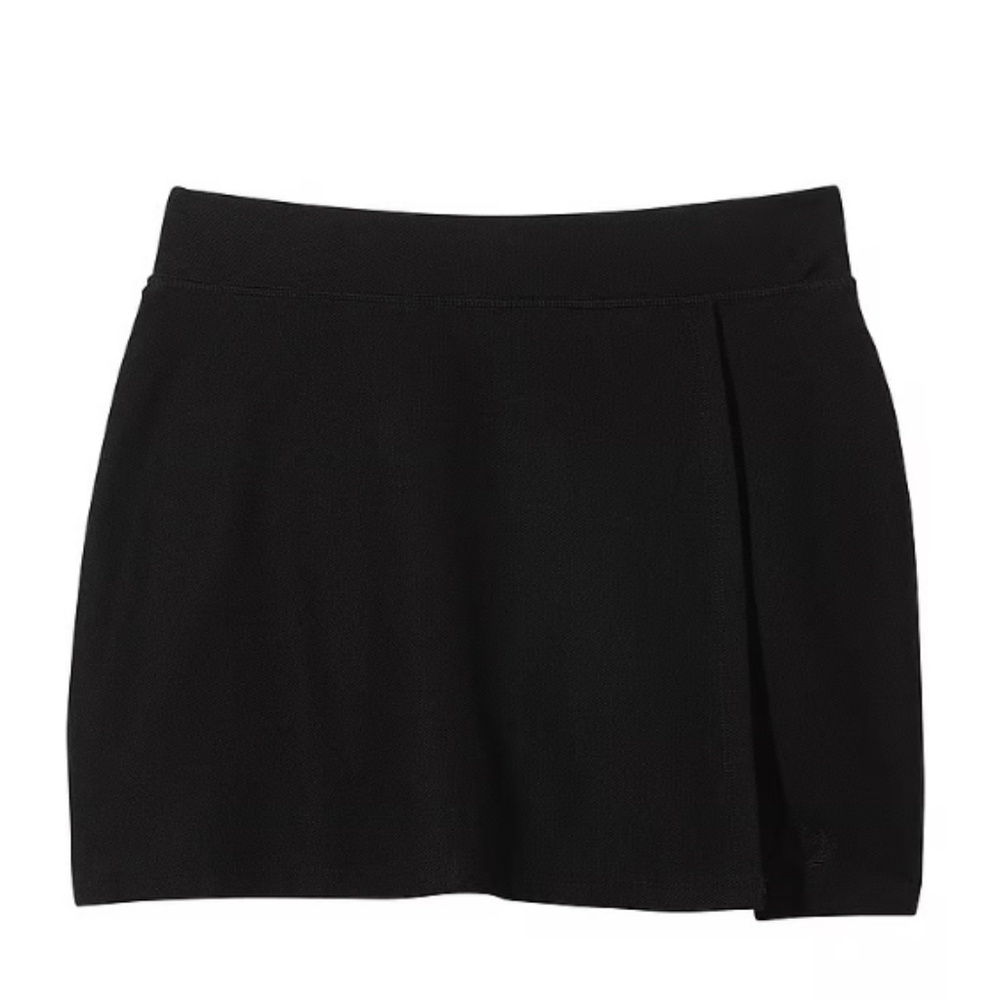 PINK PIQUÉ TENNIS SKORT Pure Black Size XS NWT